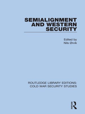 cover image of Semialignment and Western Security